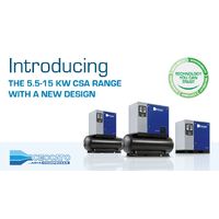 INTRODUCING THE NEW 5.5-15 KW CSA RANGE OIL-INJECTED SCREW COMPRESSORS
